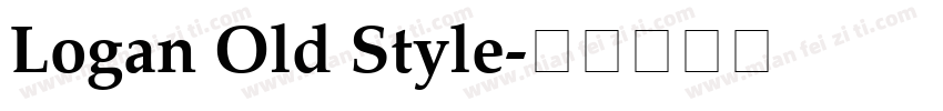 Logan Old Style字体转换